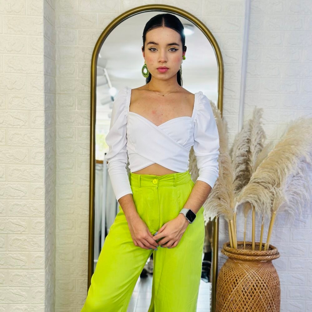 CROP TOP RIB CRUZADO - Imagen 2
