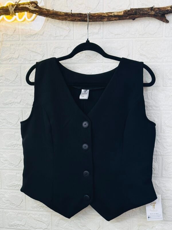 CHALECO MILAN NEGRO