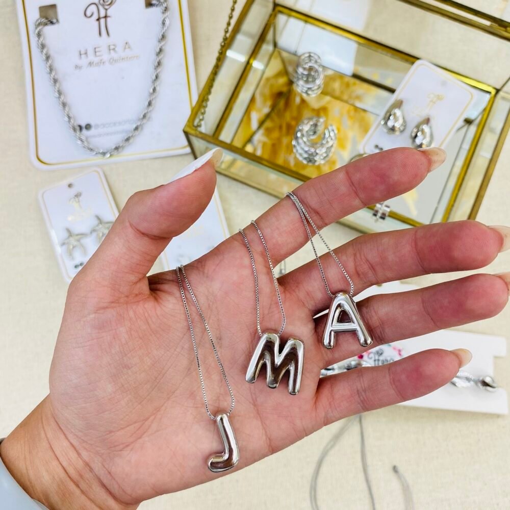 INICIALES CHUNKY SILVER - Imagen 3