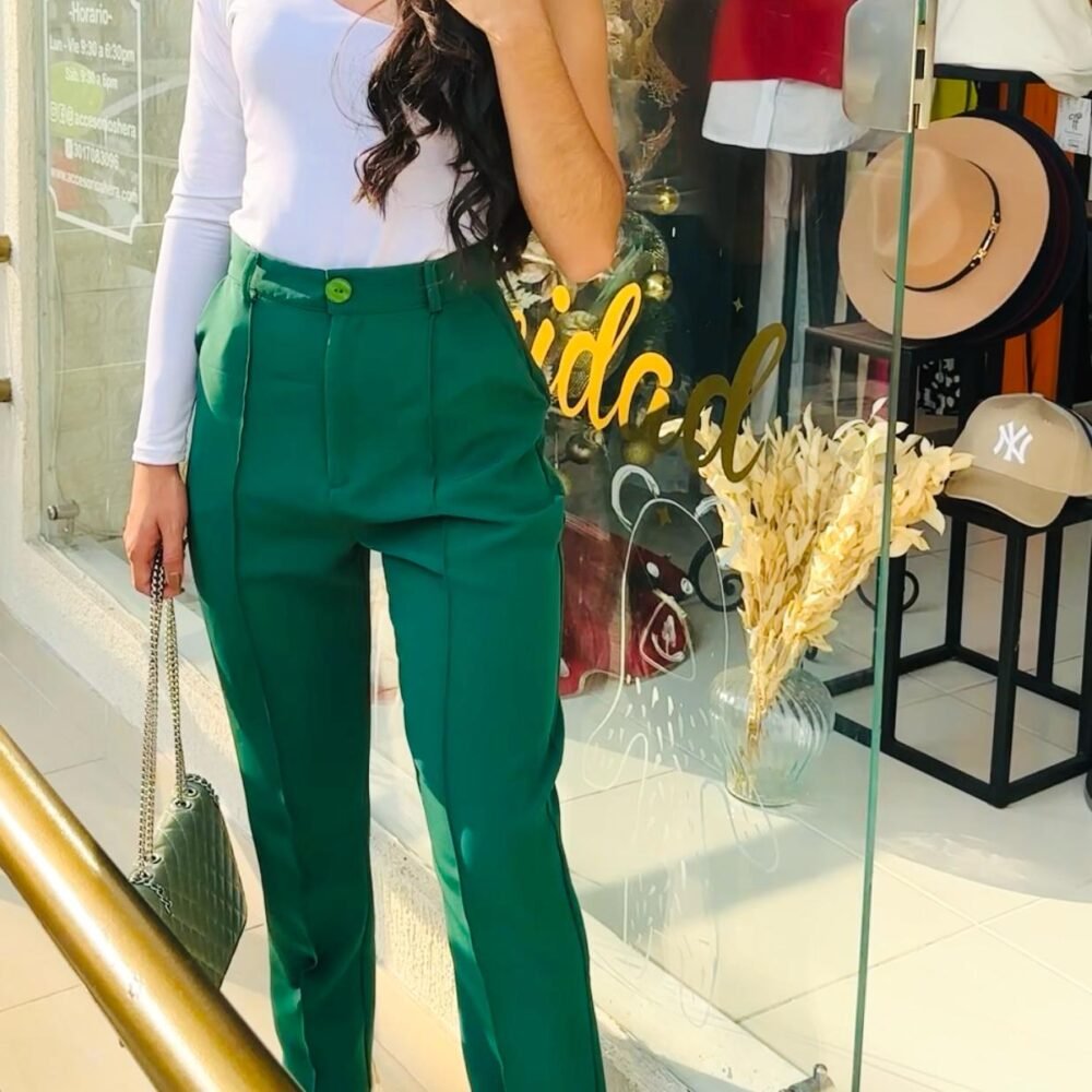 PANTALON NOCHES MILAN- VERDE - Imagen 2