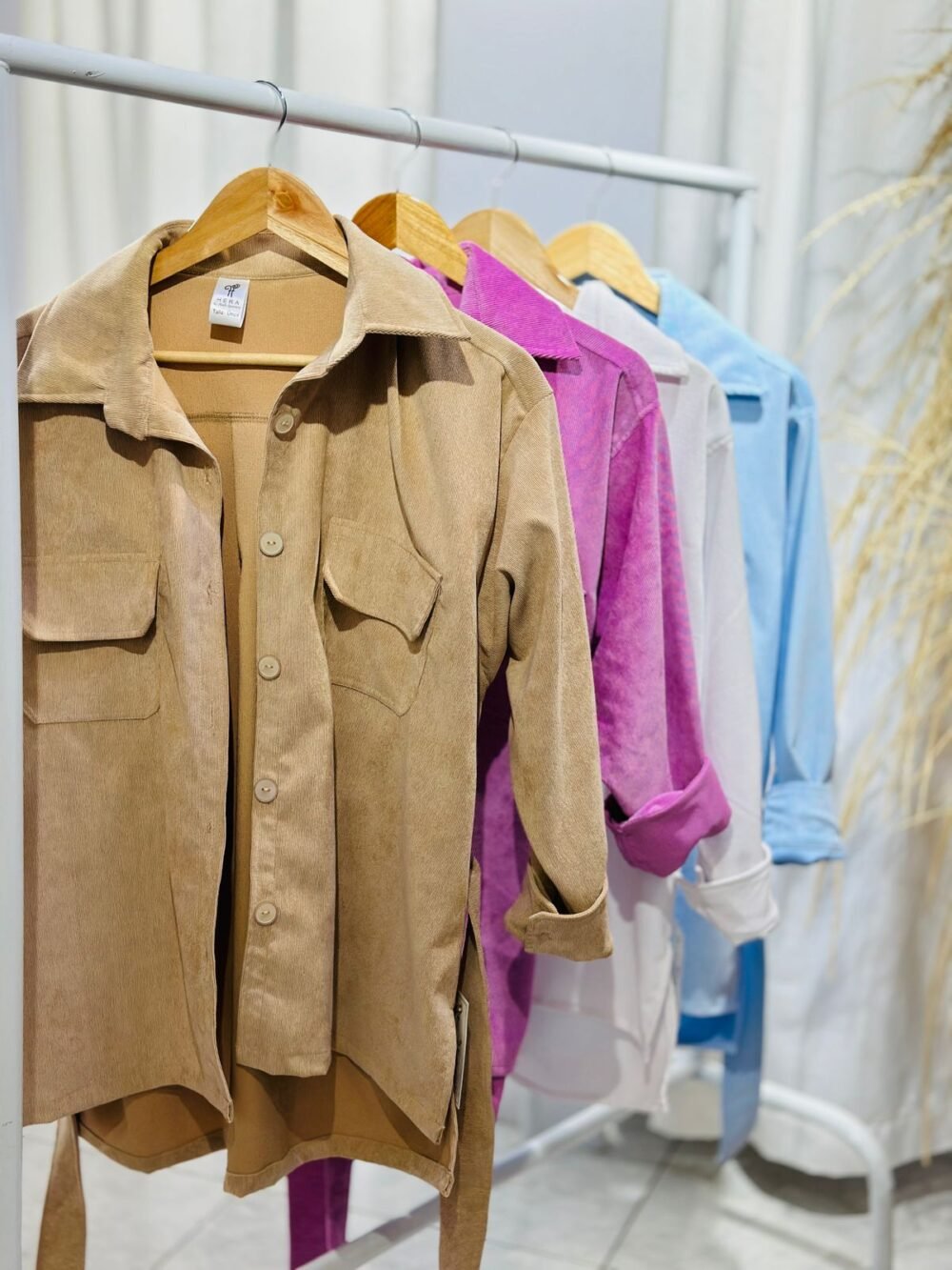 CHAQUETA OVERSIZE EN PANA - Imagen 5
