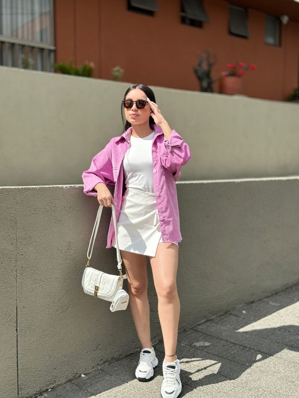 CHAQUETA OVERSIZE EN PANA - Imagen 3