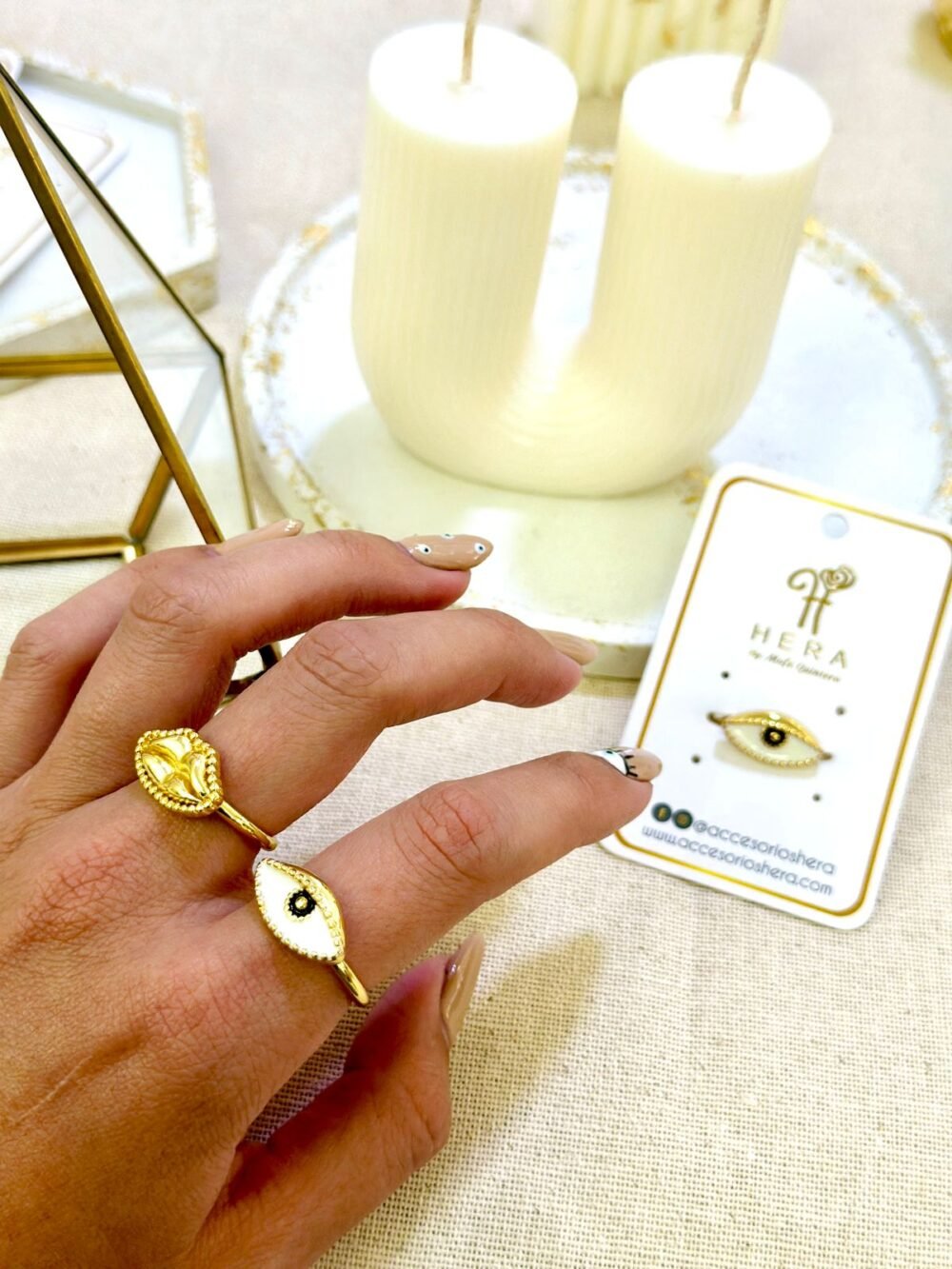ANILLO MINIMALIST OJOS / BOCA - Imagen 2