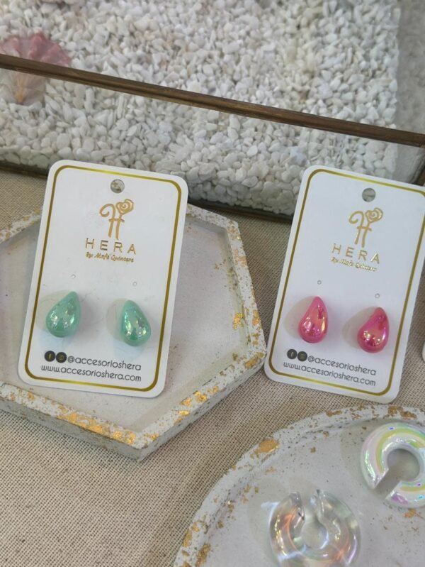 ARETES GOTA MULTICOLOR