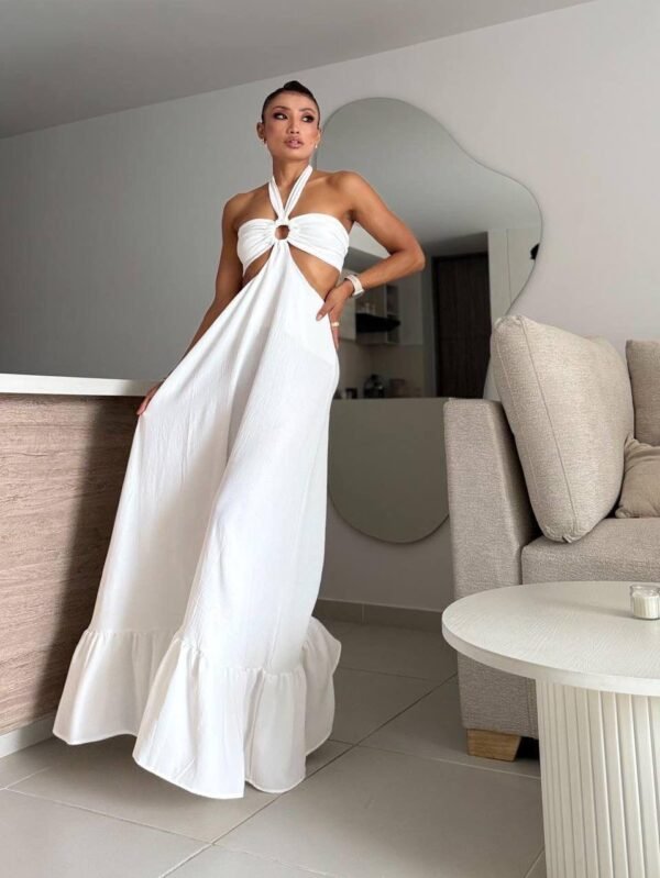 VESTIDO CARIBE MARFIL