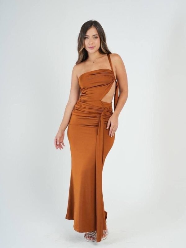 VESTIDO SALOME- OCRE
